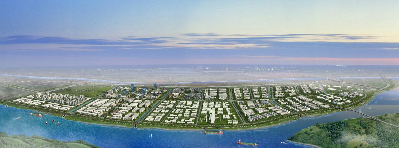 廣州市南沙新區(qū)大崗先進(jìn)制造業(yè)基地整體效果圖